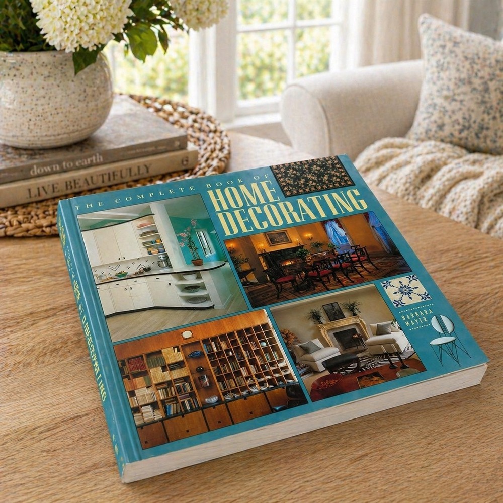 Complete Book of Home Decorating Barbara Mayer 1994 Coffee Table Book